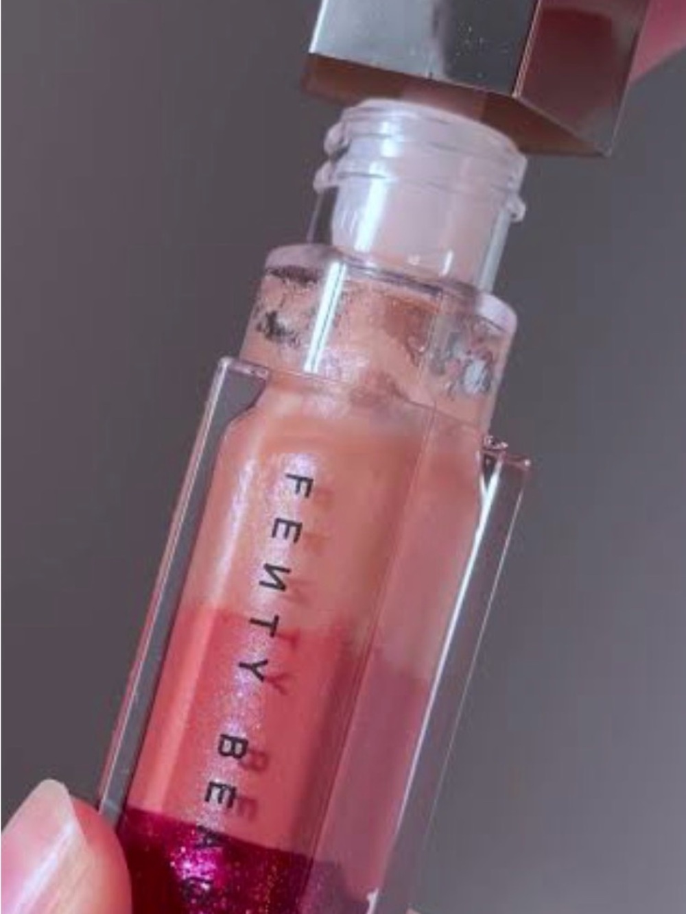 FENTY BEAUTY SugarPlumz Shimmering Bright Pink Lip Gloss LIMITED EDITION